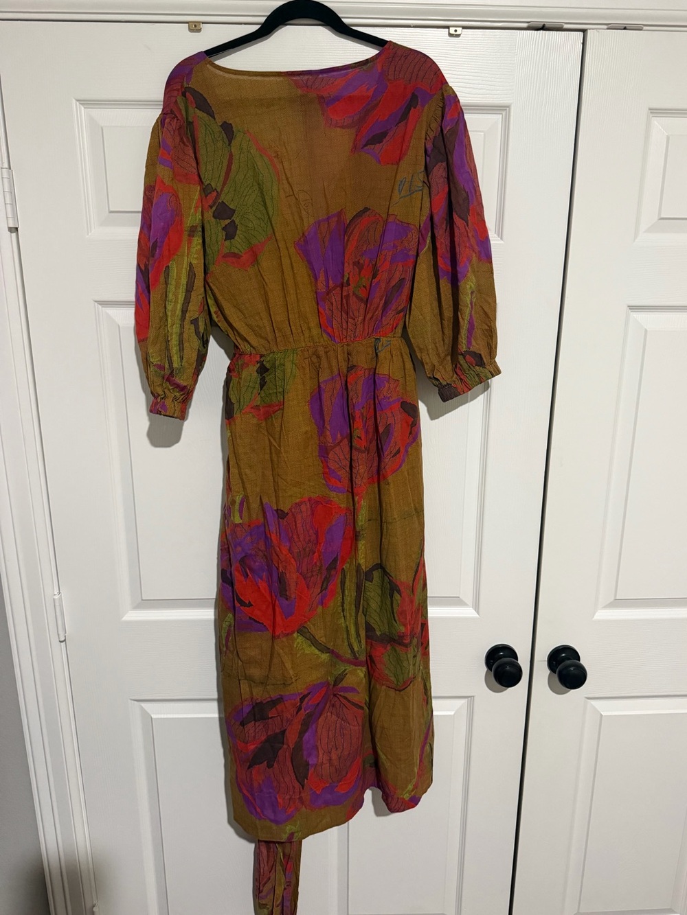 Banana Republic Lightweight Cotton Wrap Maxi Dress - Picture 4 of 4